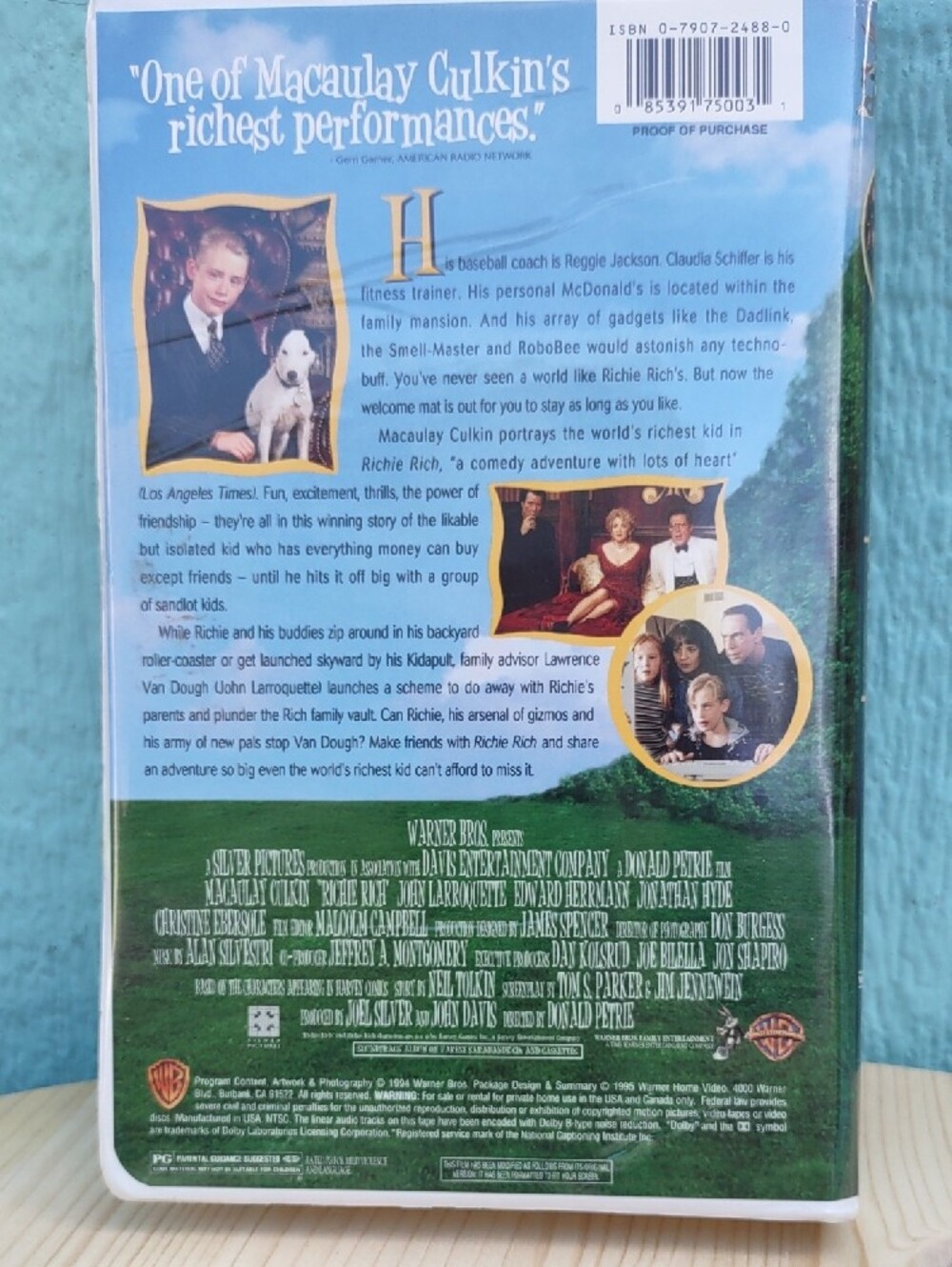 Richie Rich Vhs 1994 Release - Picture 2 of 2